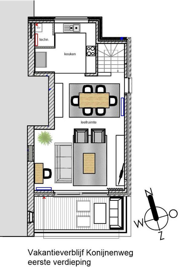 Ferienwohnung Vakantiewoning De Konijnenweg De Panne Exterior foto